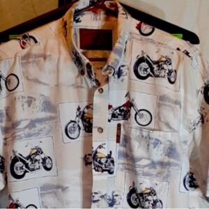 Mens North River camp collar bungalow shirt